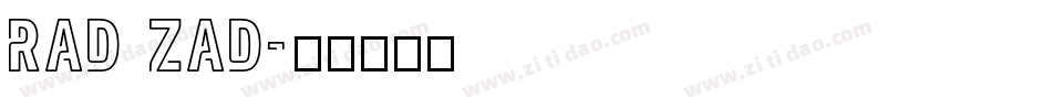 Rad Zad字体转换